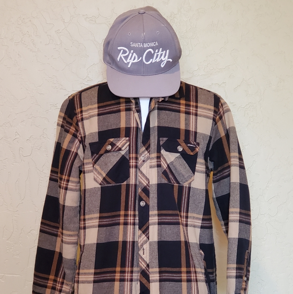 O'Neill Standard Fit Flannel Sherpa Lined